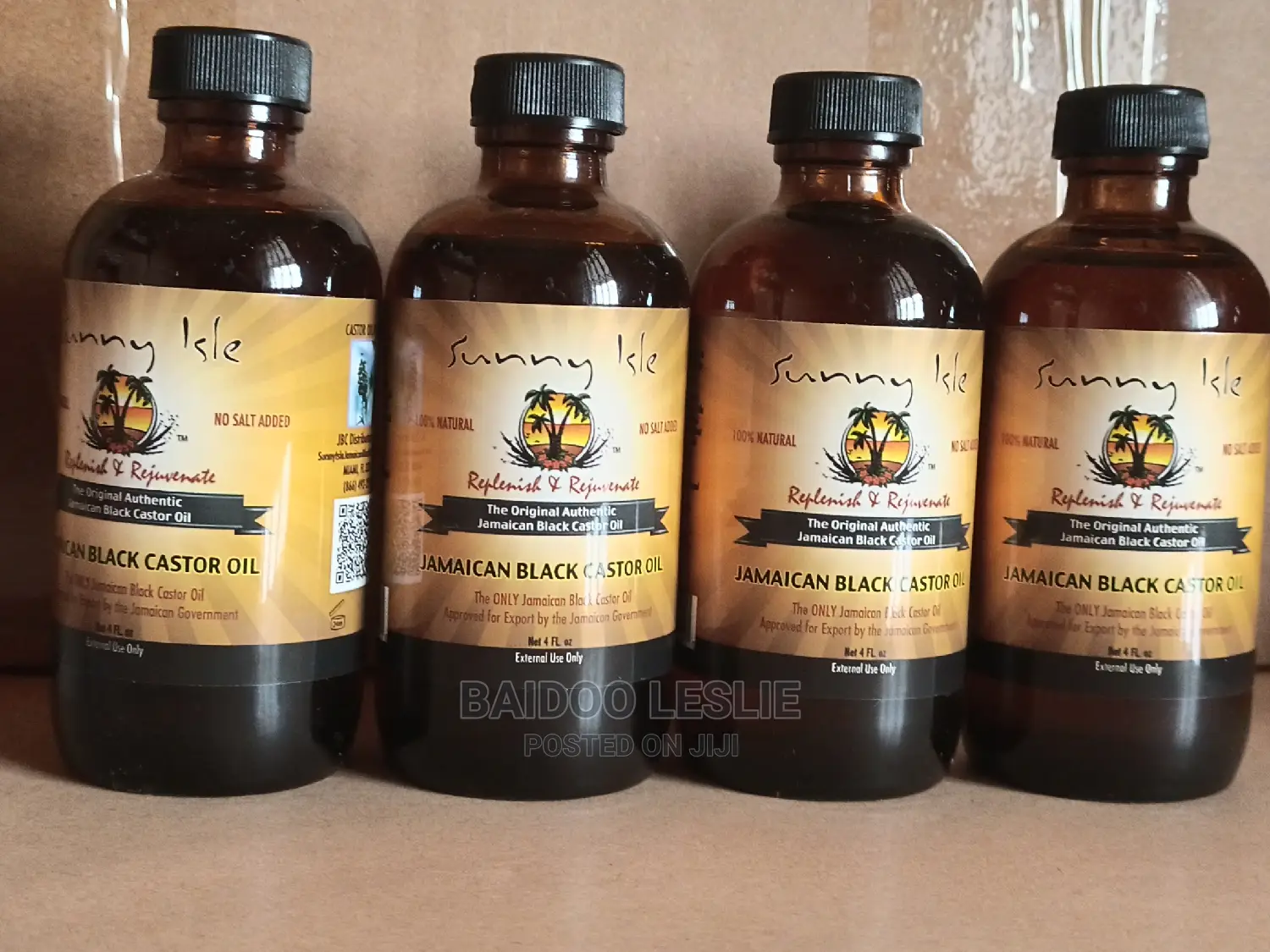 Jamaican Sunny Isle Castor Oil Black