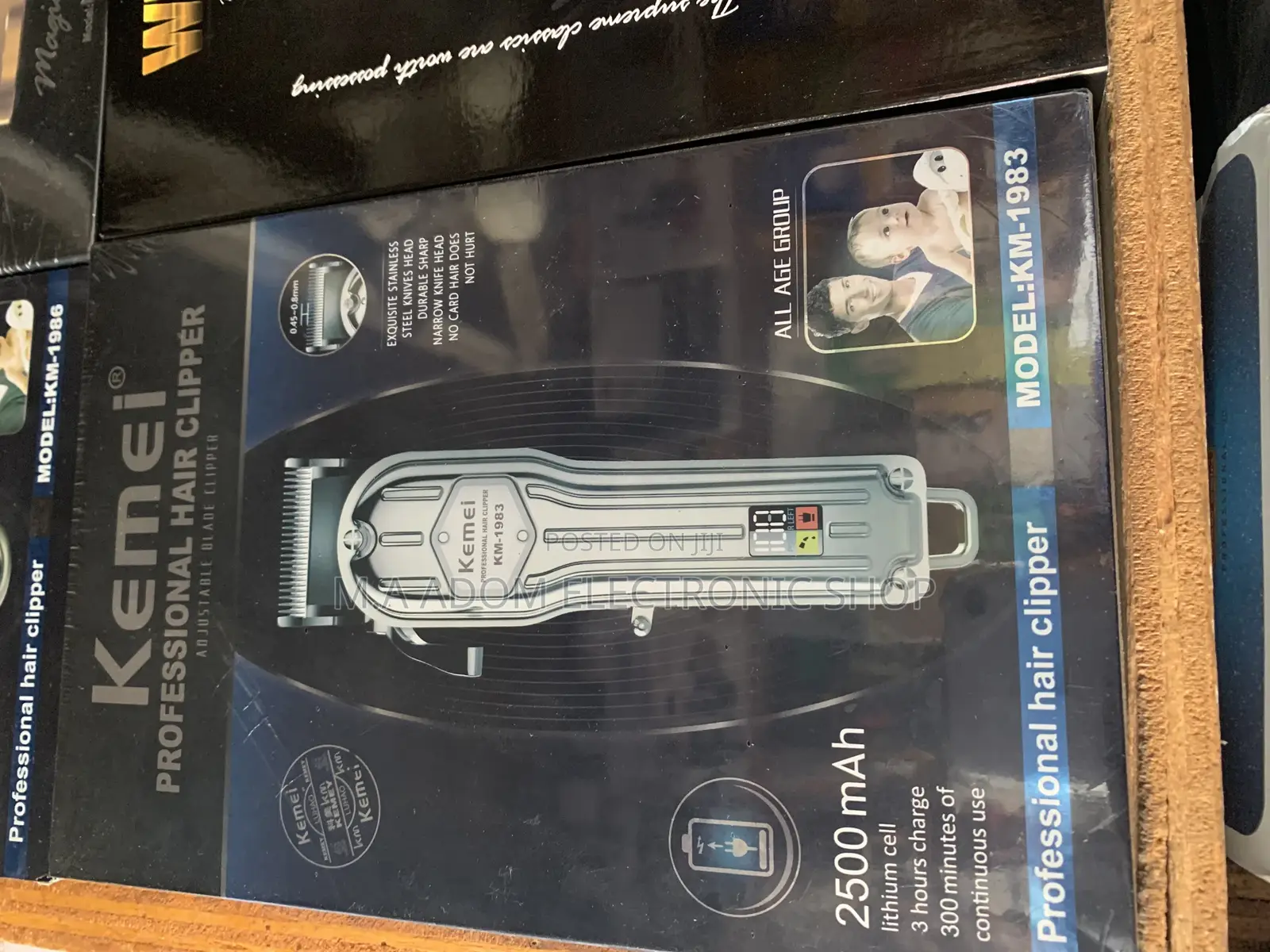 All Age Group Kemei Cordless Professional Hair Clippers