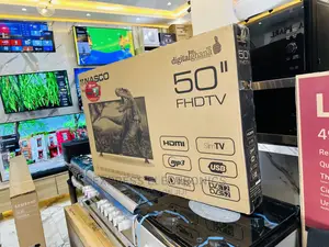 Glossy Black Slim Tv  Nasco FHD Digital Satellite 50”