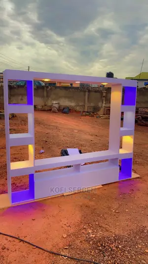 Led Wooden TV Stand