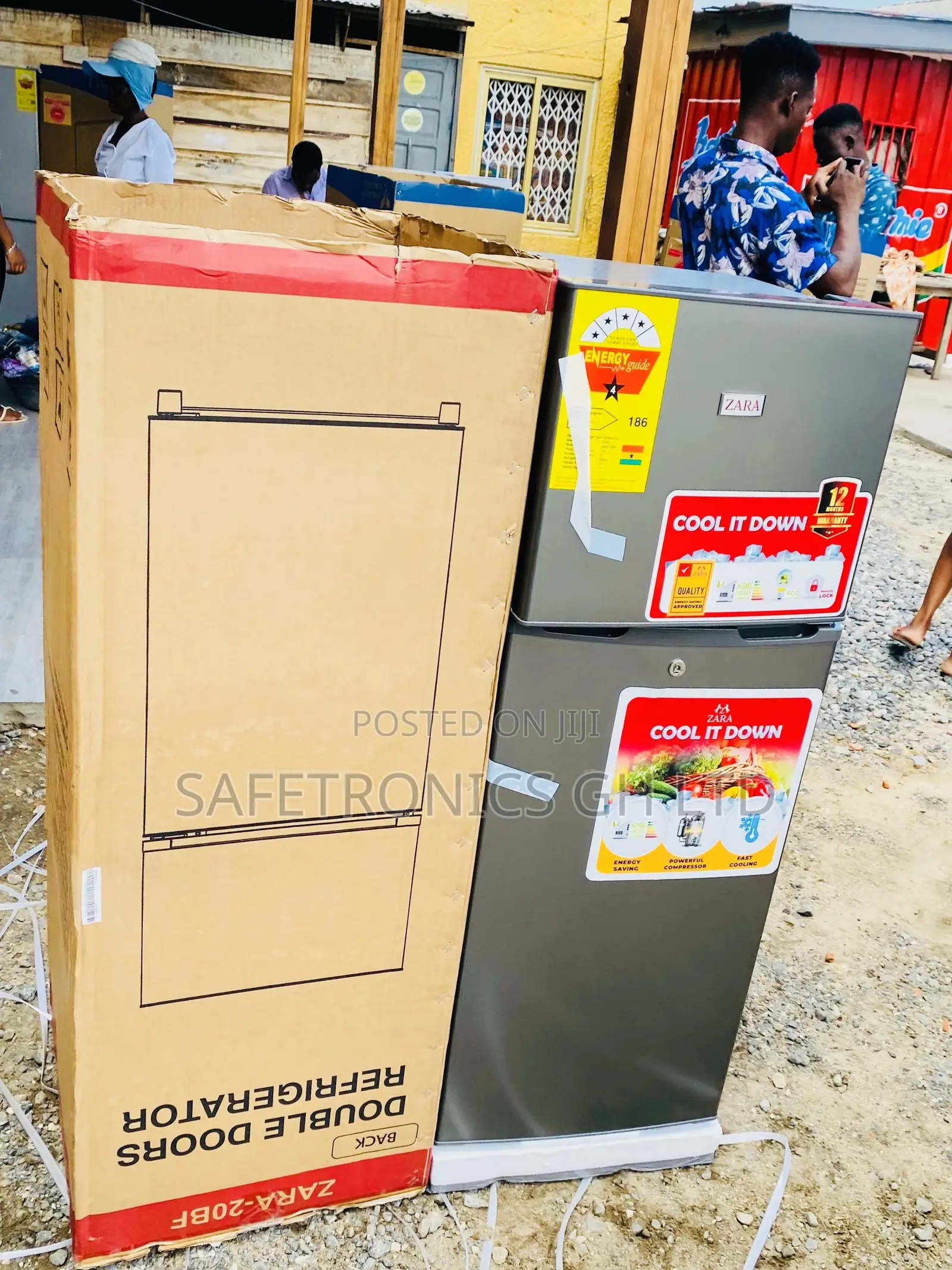 Energy Saving Doubledoor Topfreezer Zara-20bf Fridge 