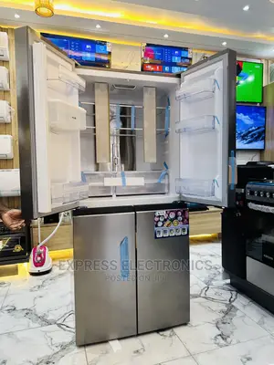 Foreign Standard on French Door Pearl Fridge 614IXWD.
