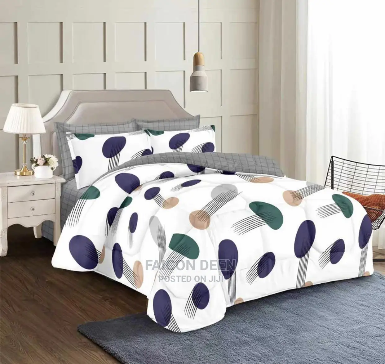 Thick Cotton Beddings( 2 Bedsheets, 4 Pillow Cases)