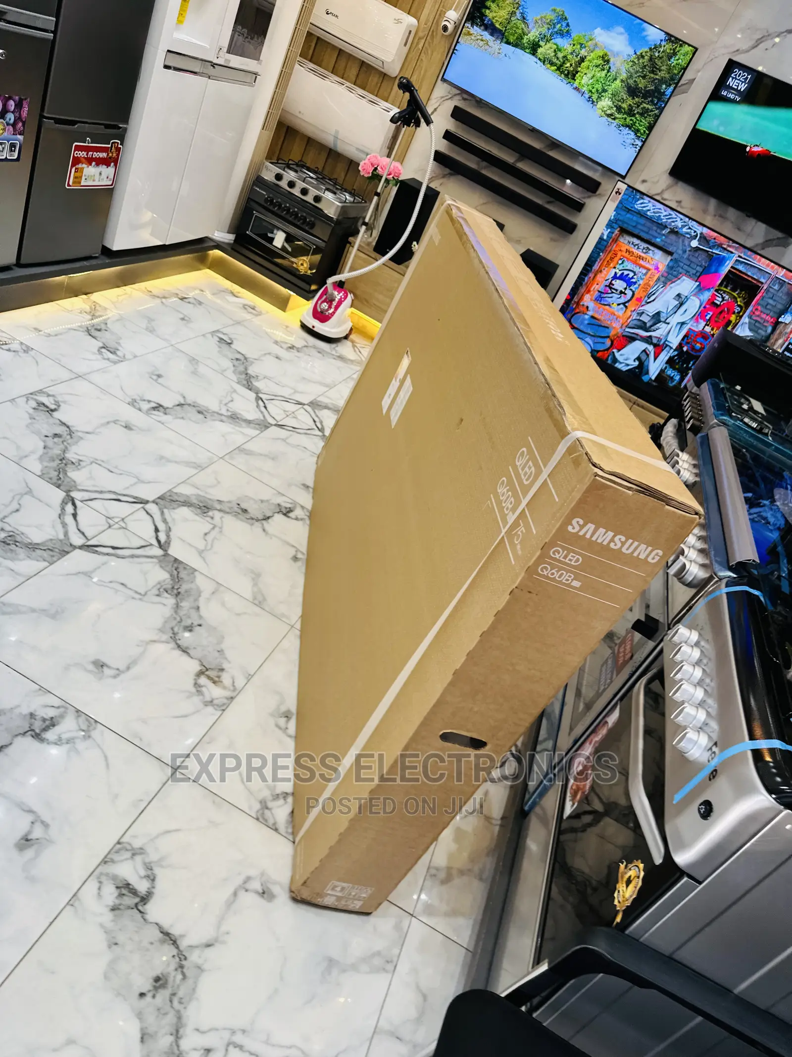 Quality Brand 75q60b Qled Samsung Uhd 75” Tv