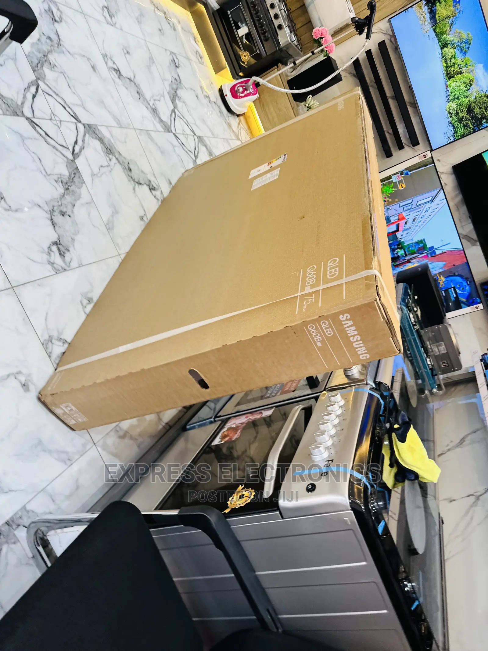 Quality Brand 75q60b Qled Samsung Uhd 75” Tv