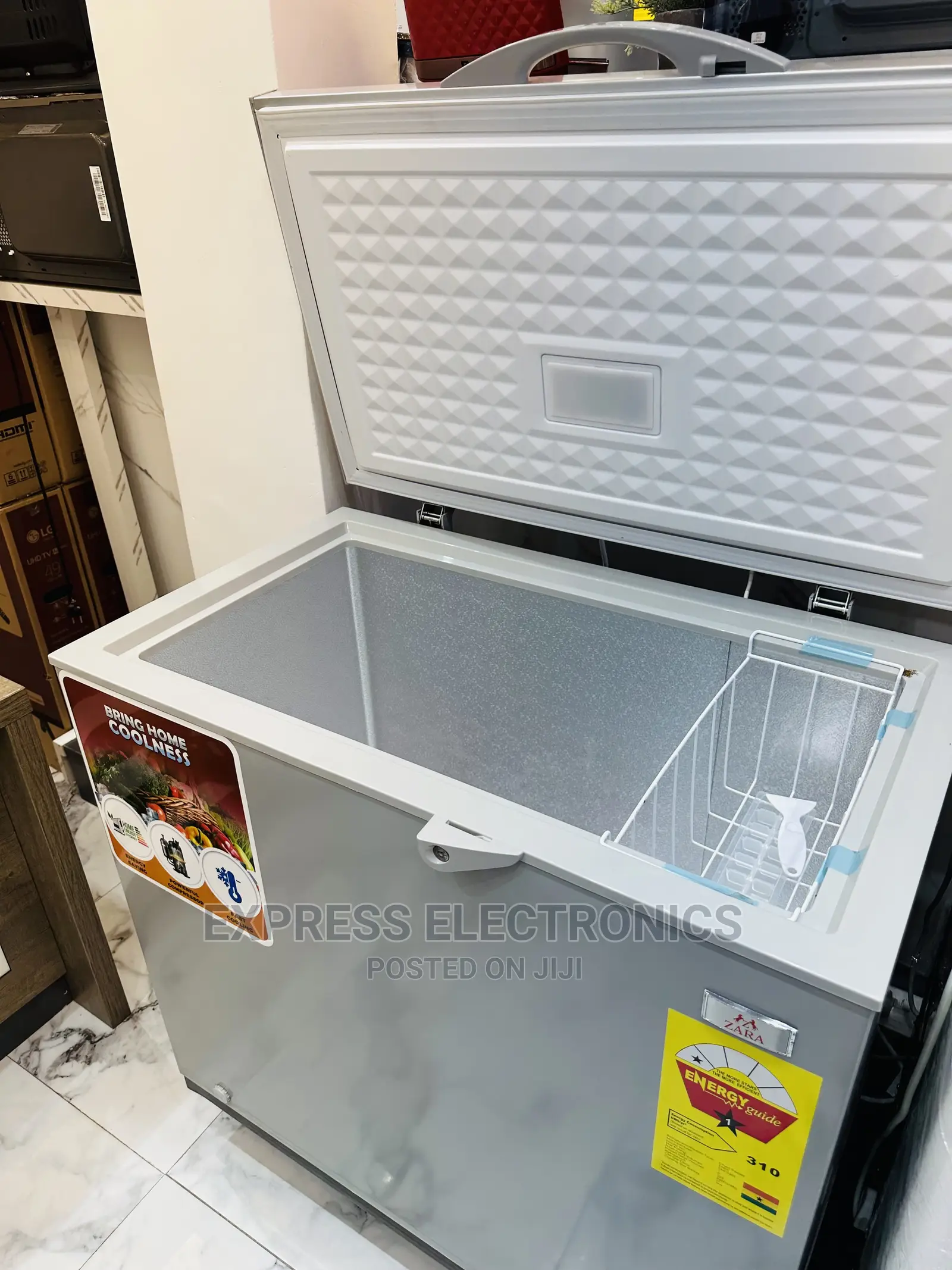 Fast Cooling Sleek Zara Chest Freezer Single Door 200L