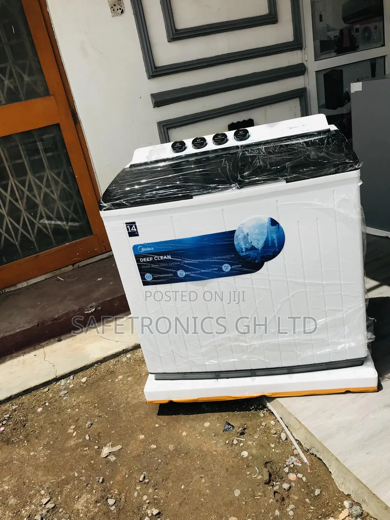 Washable Midea 14kg Machine Topload  Wt100w140