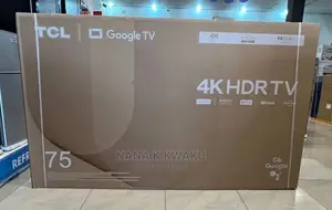 New in Box_75inches Uhd TCL Digital TV