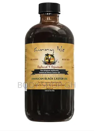 Sunny Isle Jamaican Black Castor Oil for Hair and Beard- 8oz