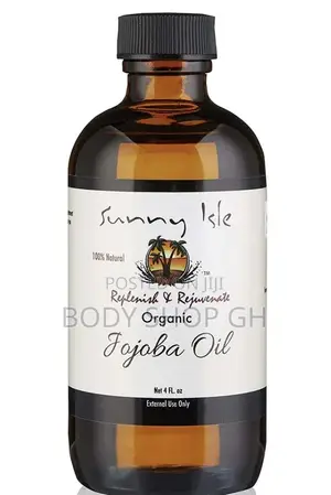 Sunny Isle Organic Jojoba Oil 4oz for HAIR AND SKIN