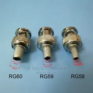 NC Female Male Crimp Type Connector Plug for RG59
