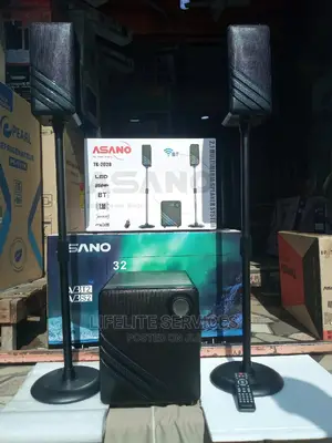 Sleek Tower Speakers With Bluetooth