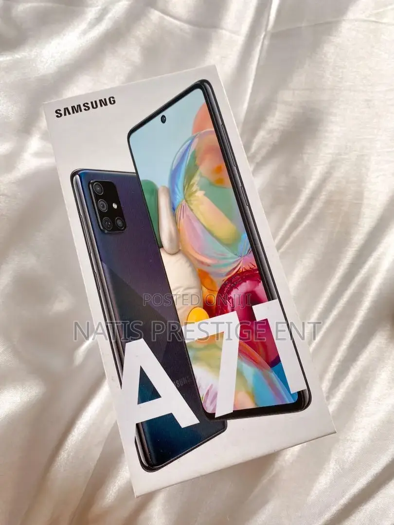 New Samsung Galaxy A71 128 GB Black