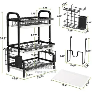 Kitchen Drain Plate Rack