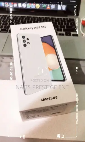 New Samsung Galaxy A52 5G 256 GB White