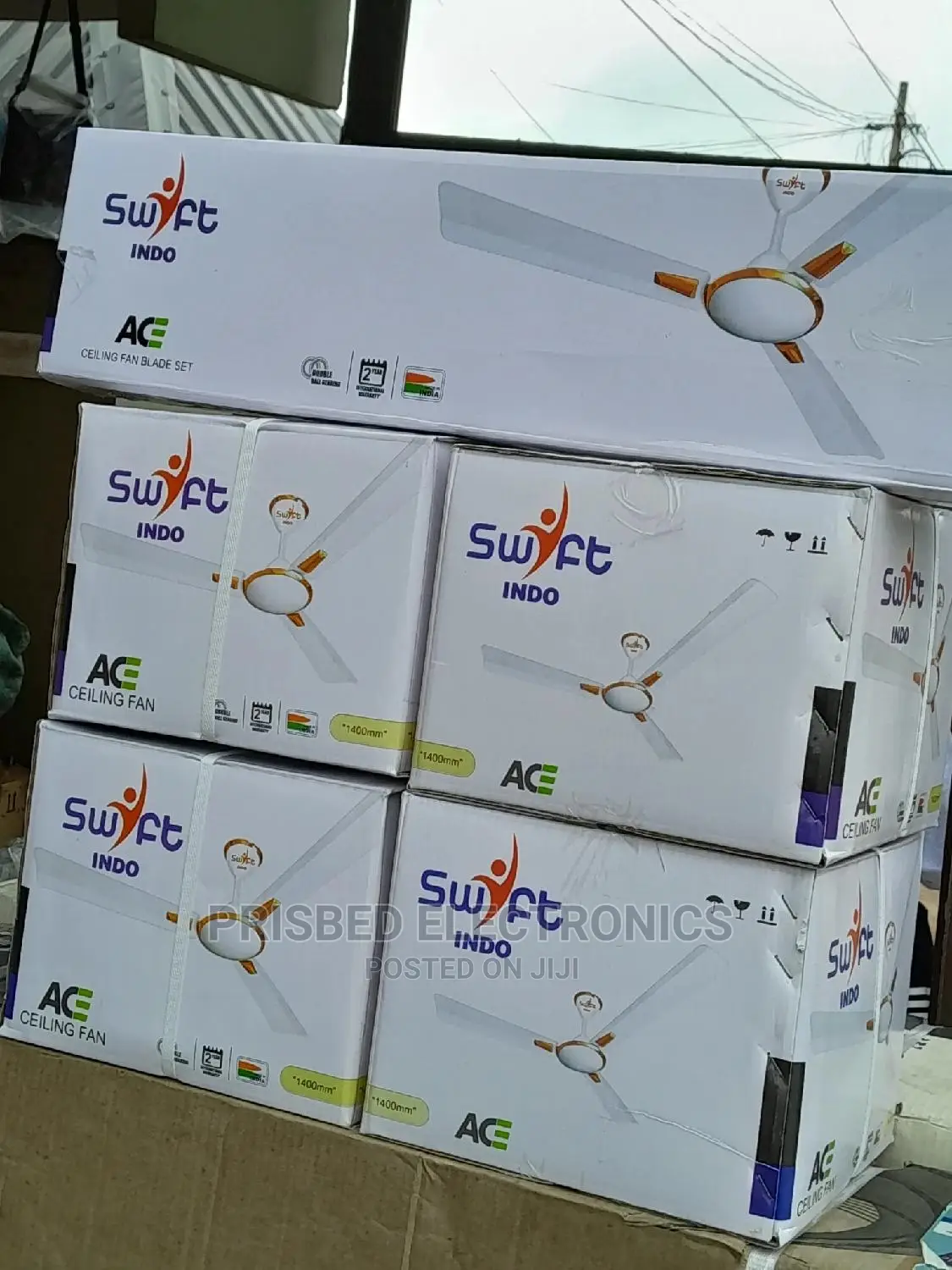 Swift Ace Durable Ceiling Fan 56" Long Blade