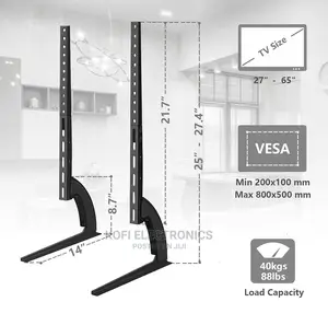 LED New Universal TV Stand Mount Tabletop Pedestal Mount