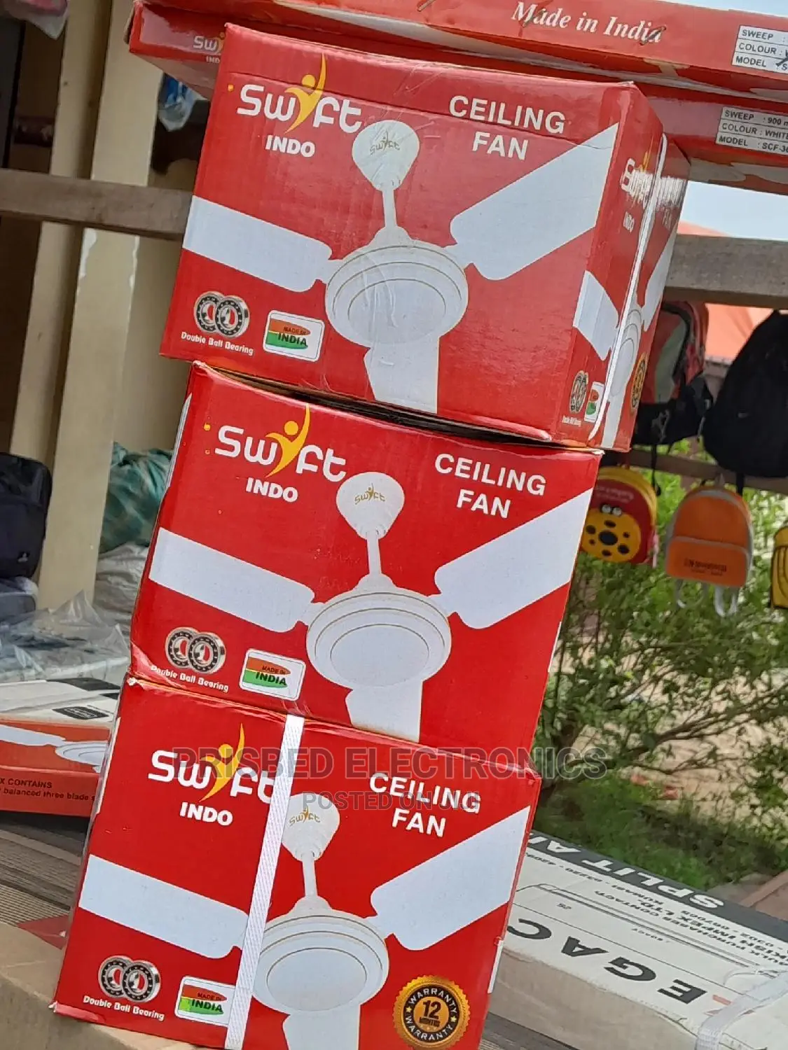 Swift 36" Quality Ceiling Fan Medium