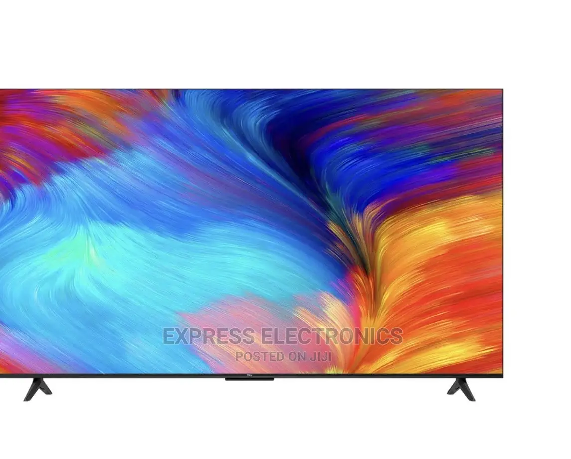 Glossy Black Slim TCL UHD Smart 75”P635