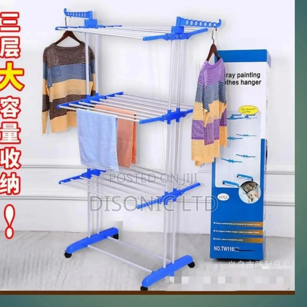 Indoors Outdoors Clothes Drying Rack