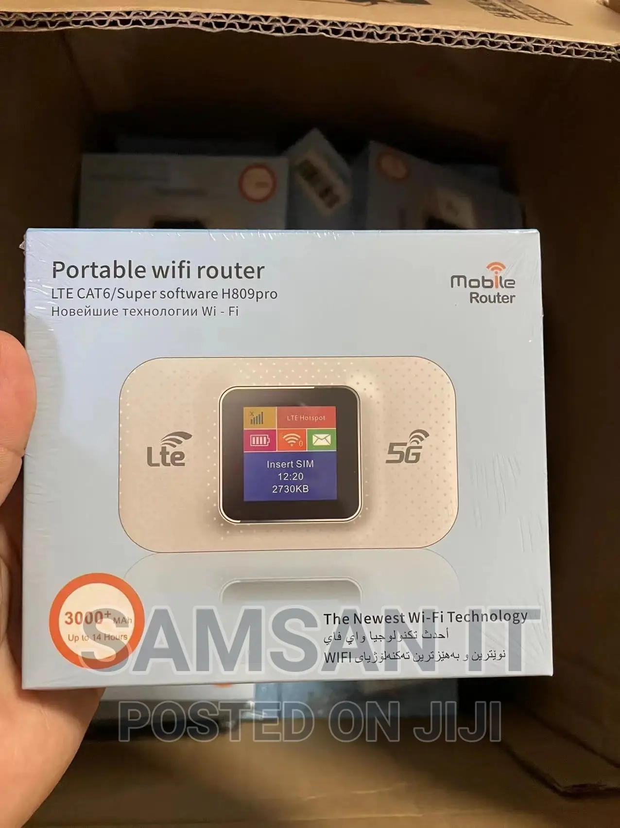 Universal Unlocked 4G Mifi/ Wifi Modem With Screen