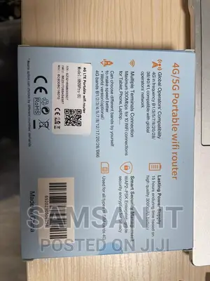 Universal Unlocked 4G Mifi/ Wifi Modem With Screen