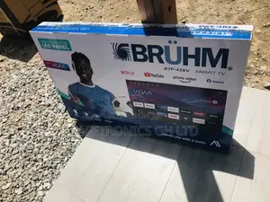 New BTF-43SV Glossy LED Bruhm 43 Inches Smart Tv 