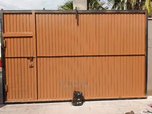 Gold Brown Gate