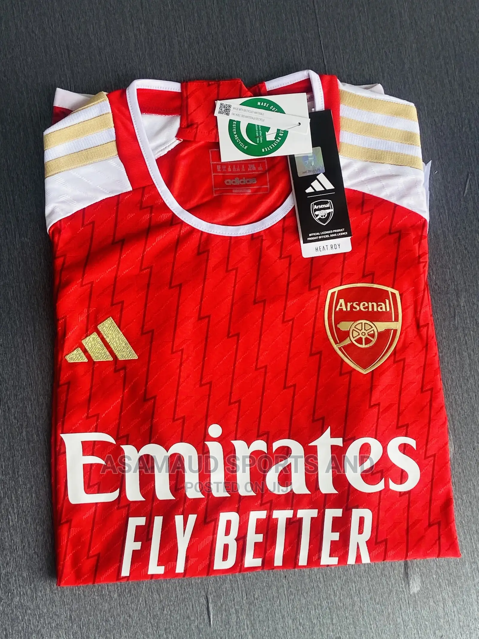 Arsenal Player Version Authentic Jersey Available
