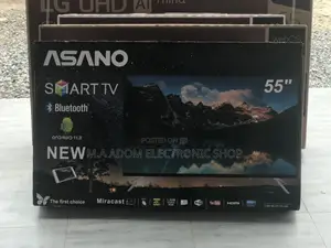 Sleek Asano 55" UHD Smart Satellite TV