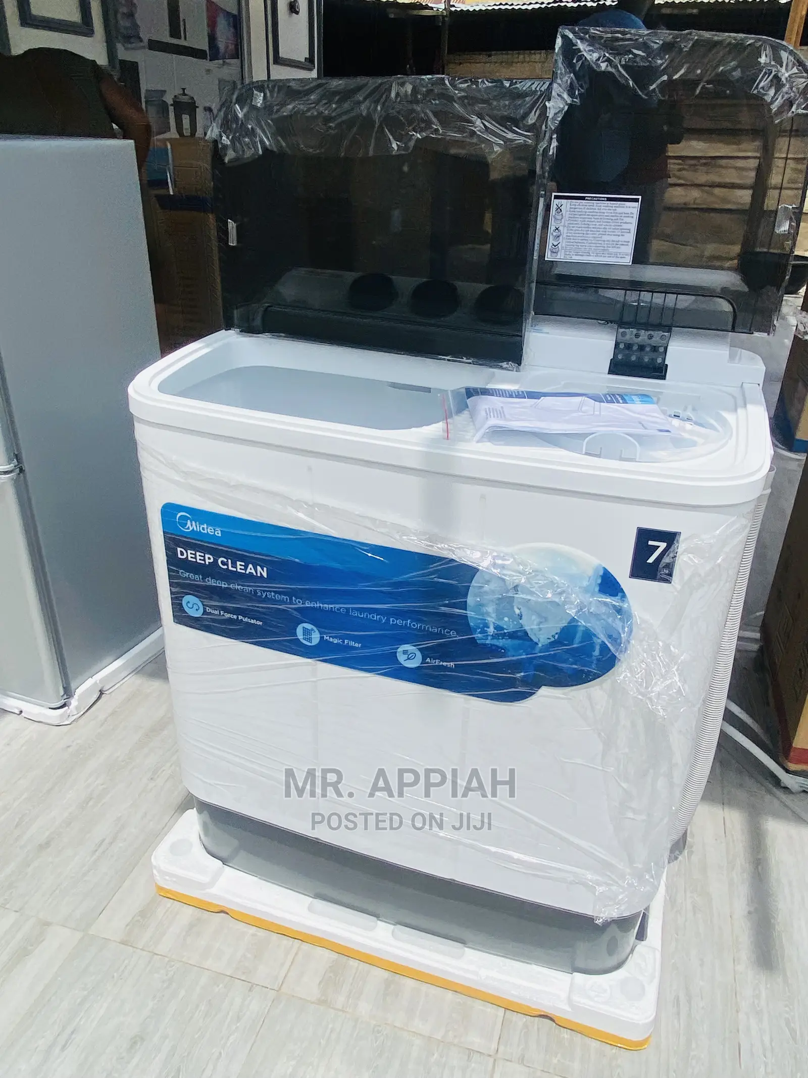 Reliable Midea 7KG Washing Machine With Spin Dry