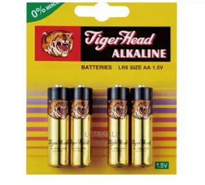 Tiger Head Lr6 Size Aa 1.5V