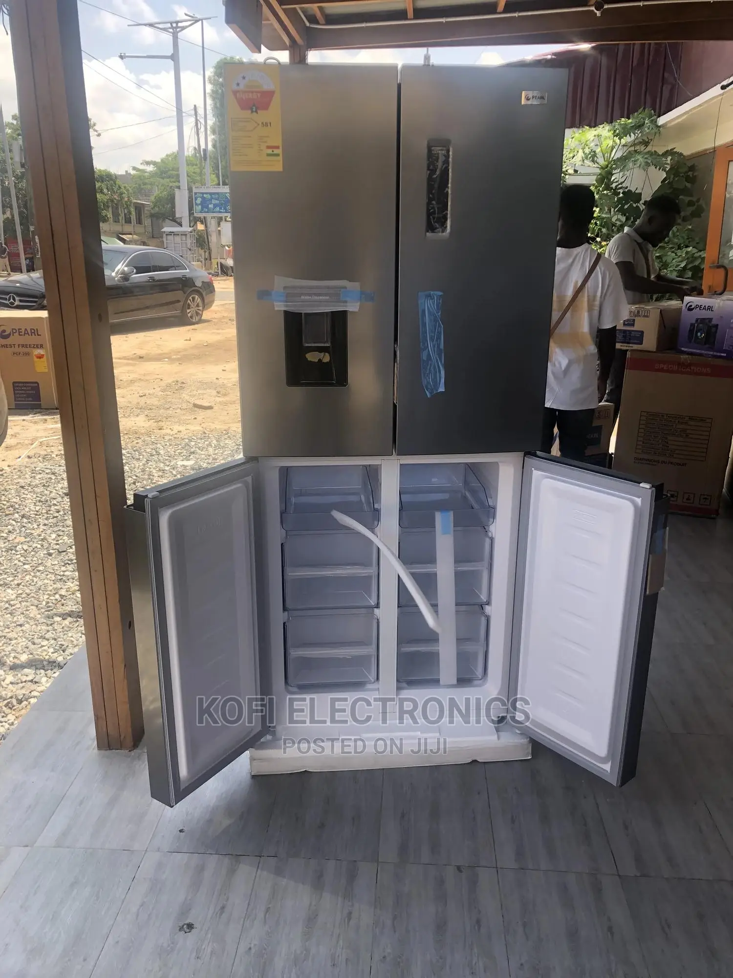 Super Cooling PF-614IXWD Fast Cooling System Pearl Fridge
