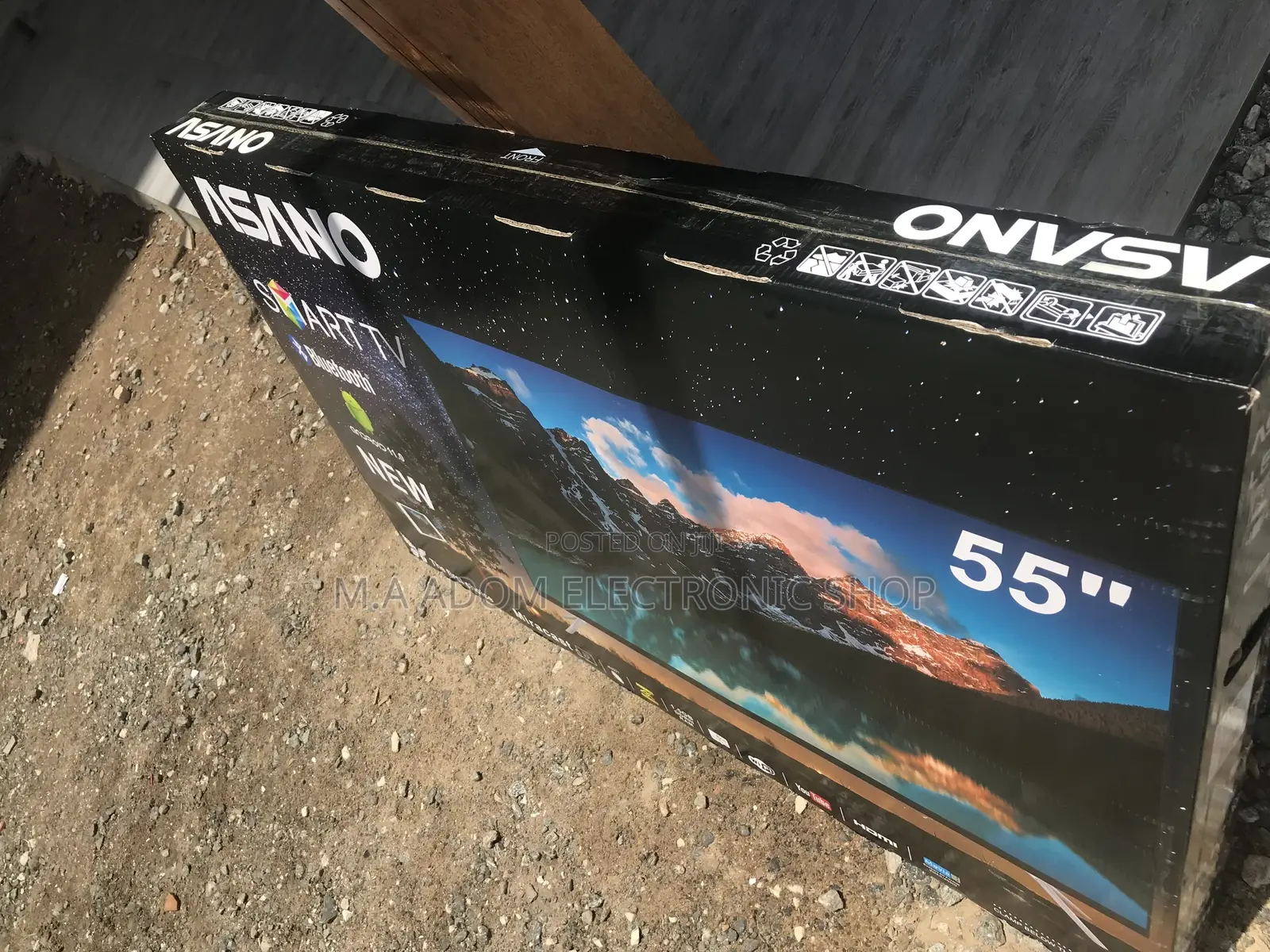 Hot Cake Asano 55′′ UHD Smart Satellite TV