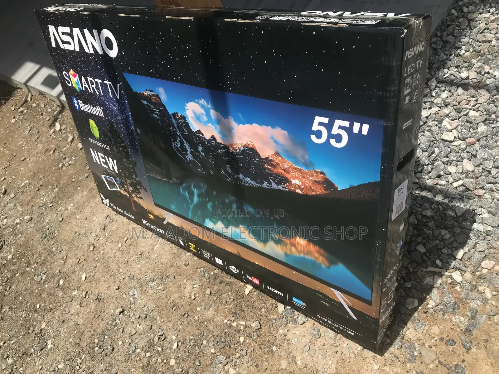 Get Amazing Asano 55′′ UHD Smart Satellite TV