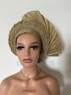 Auto Gele Pre- Tied Head Gear