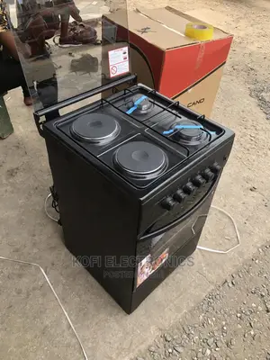 High Quality Volcano Burner 2 Electric 2 Gas Cooker W/Oven