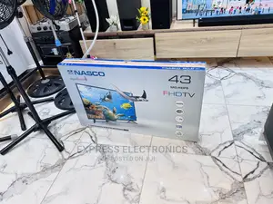 Glossy Sleek Black Nasco 43” FHD Digital NAS-H43FB