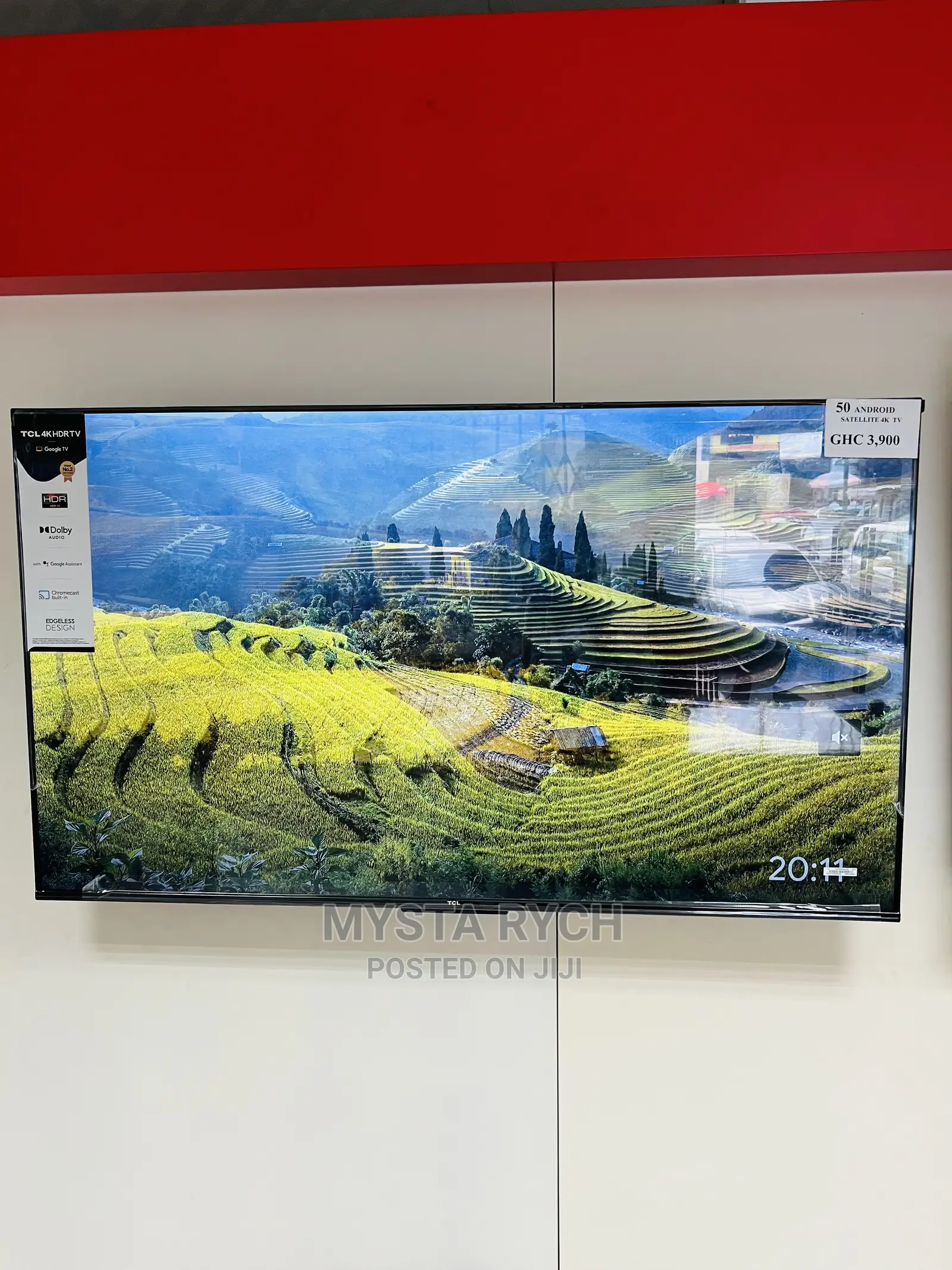 2023 New 50” TCL Andriod Smart Satellite Tv
