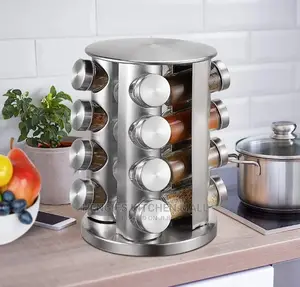 16 Jar Revolving Spice Rack