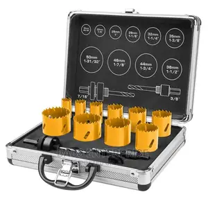Ingco AKH0121 12 Piece Bi-Metal Hole Saw Set