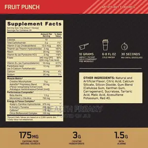 Preworkout Gold Standard Creatine Energy Performance