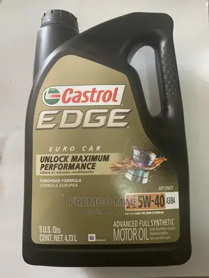 Castrol EDGE Advanced Full Synthetic Oil - 5w-40