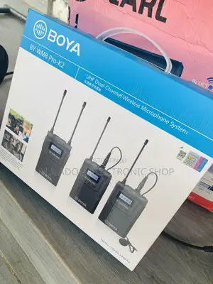 Boya UHF Dual-Channel Wireless Microphone System