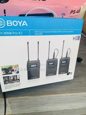 New Boya UHF Wireless Microphone for Live Streaming