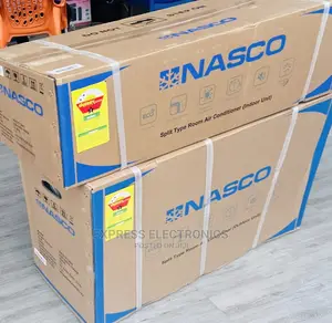Remote Control Split R410 Gas 2.5hp Nasco White AC