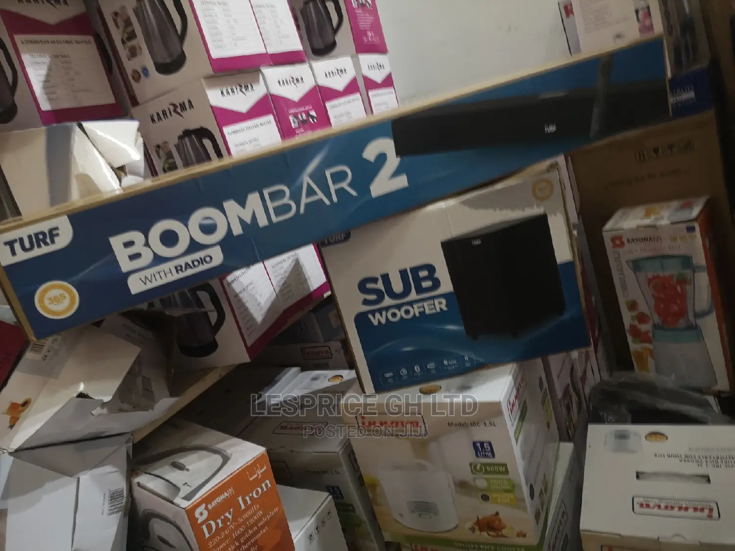 Amazing Turf Boombar Soundbar + Woofer (Radio in-Built)