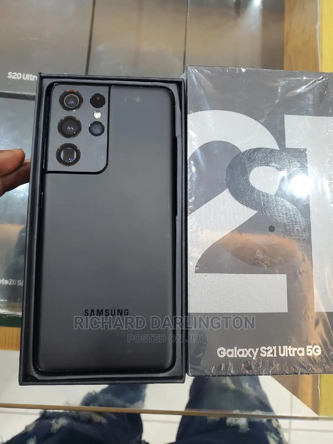 New Samsung Galaxy S21 Ultra 5G 128 GB Black