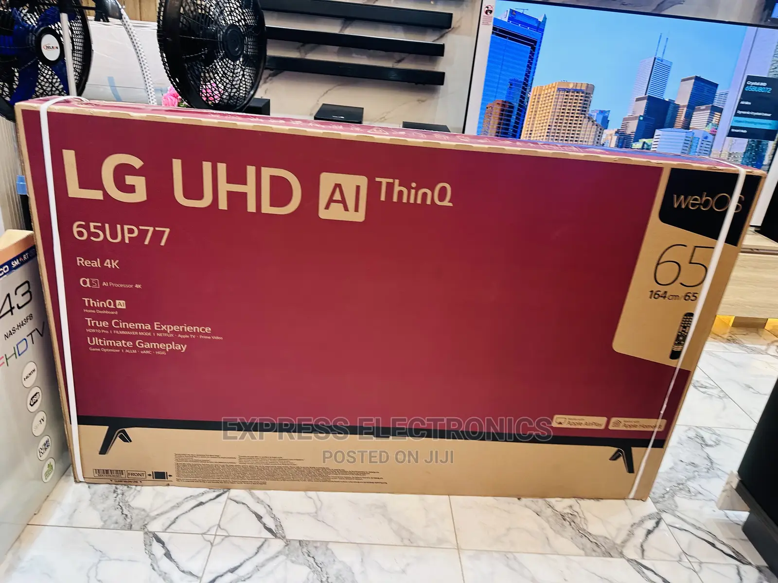 Vivid Rich  Full Picture UHD LG Up77 65” Tv 
