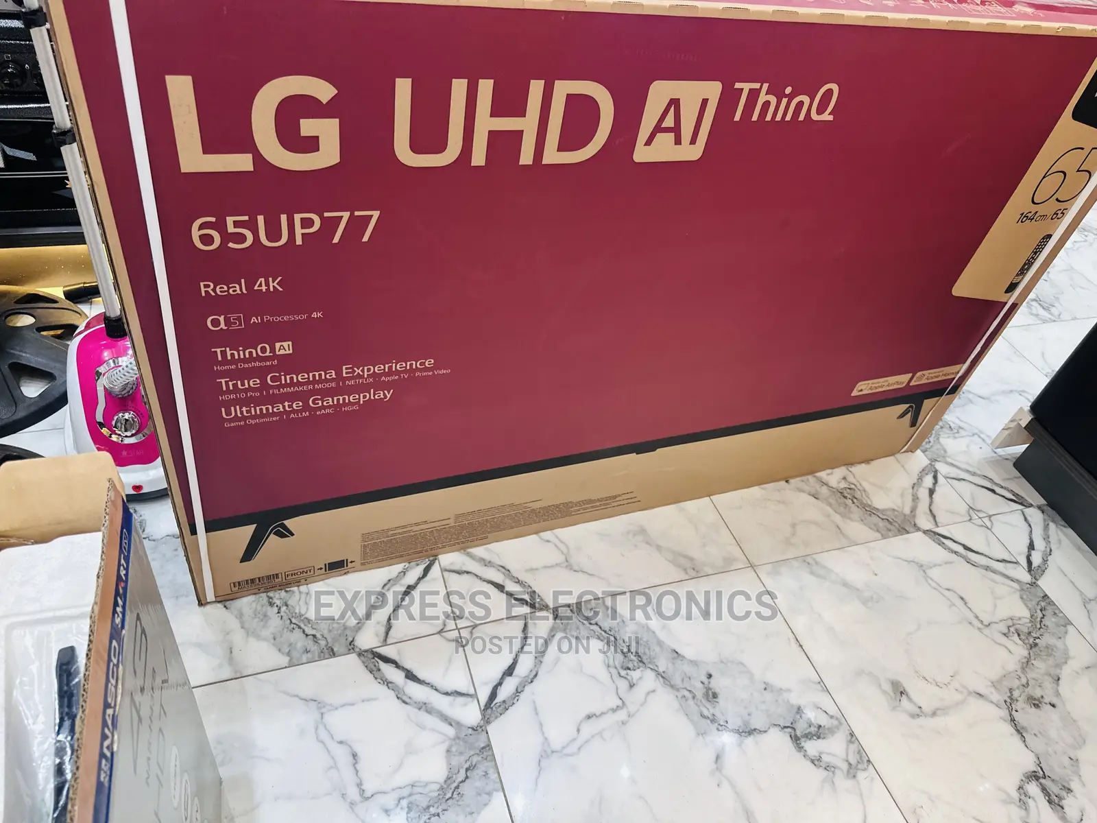 LG UHD Tv Long Lasting Durability 65”Up7760 